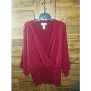 Jessica London Kimono Wrap Top Size 22/24